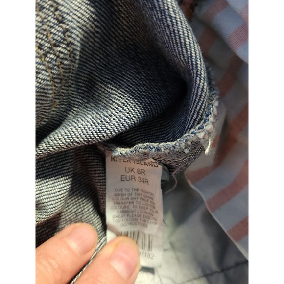 River Island Lowrise Denim Jeans Sz 4, Straight from the UK! - Picture 13 of 14